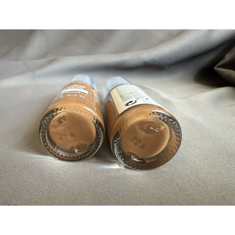 NEW Set of 2‎ REVLON ILLUMINANCE Skin-Caring Liquid Foundation 509 Brown 1 fl oz